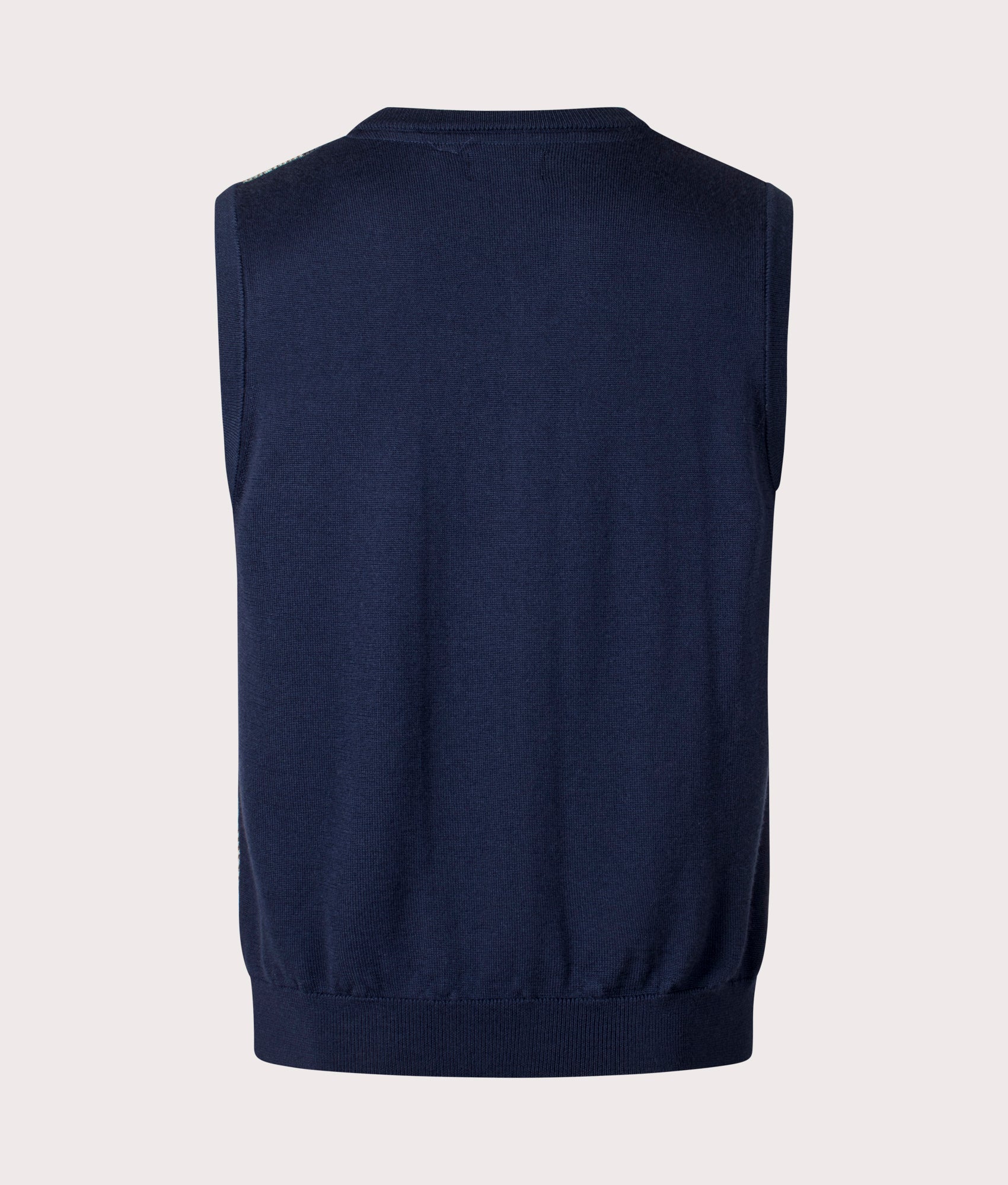 Active Check Club Vest Quarter-Zip - Navy – Aquascutum Active