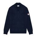 Lambswool 1/4 Zipped Knit - Navy – Aquascutum Active