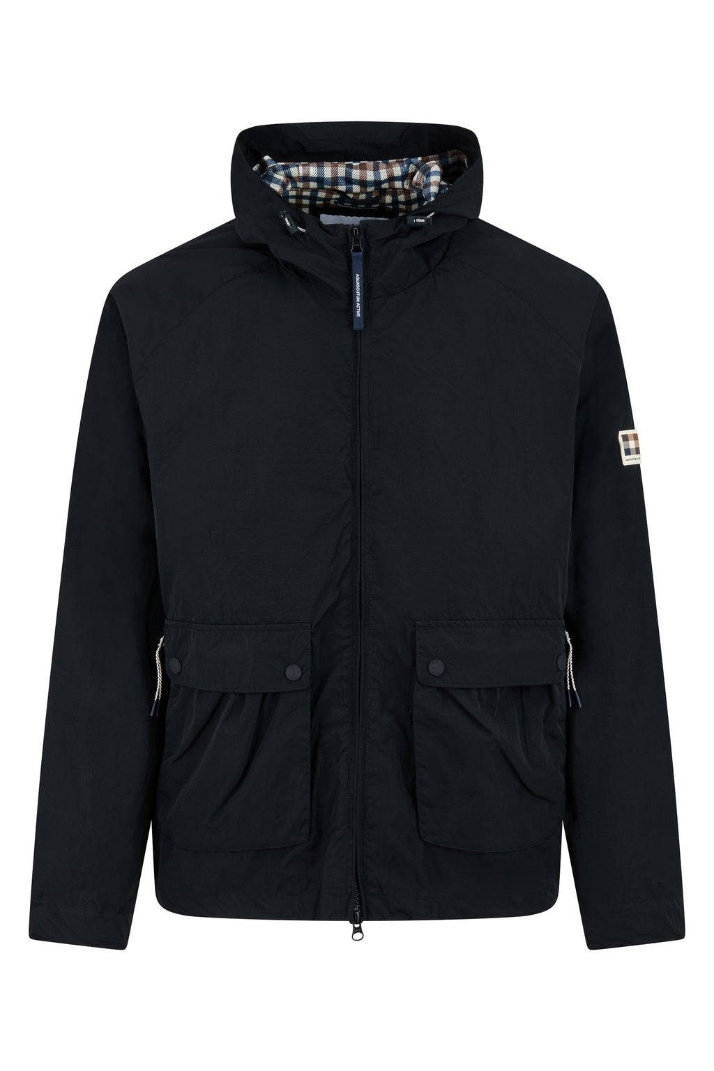 Lamina Hooded Jacket - Black – Aquascutum Active