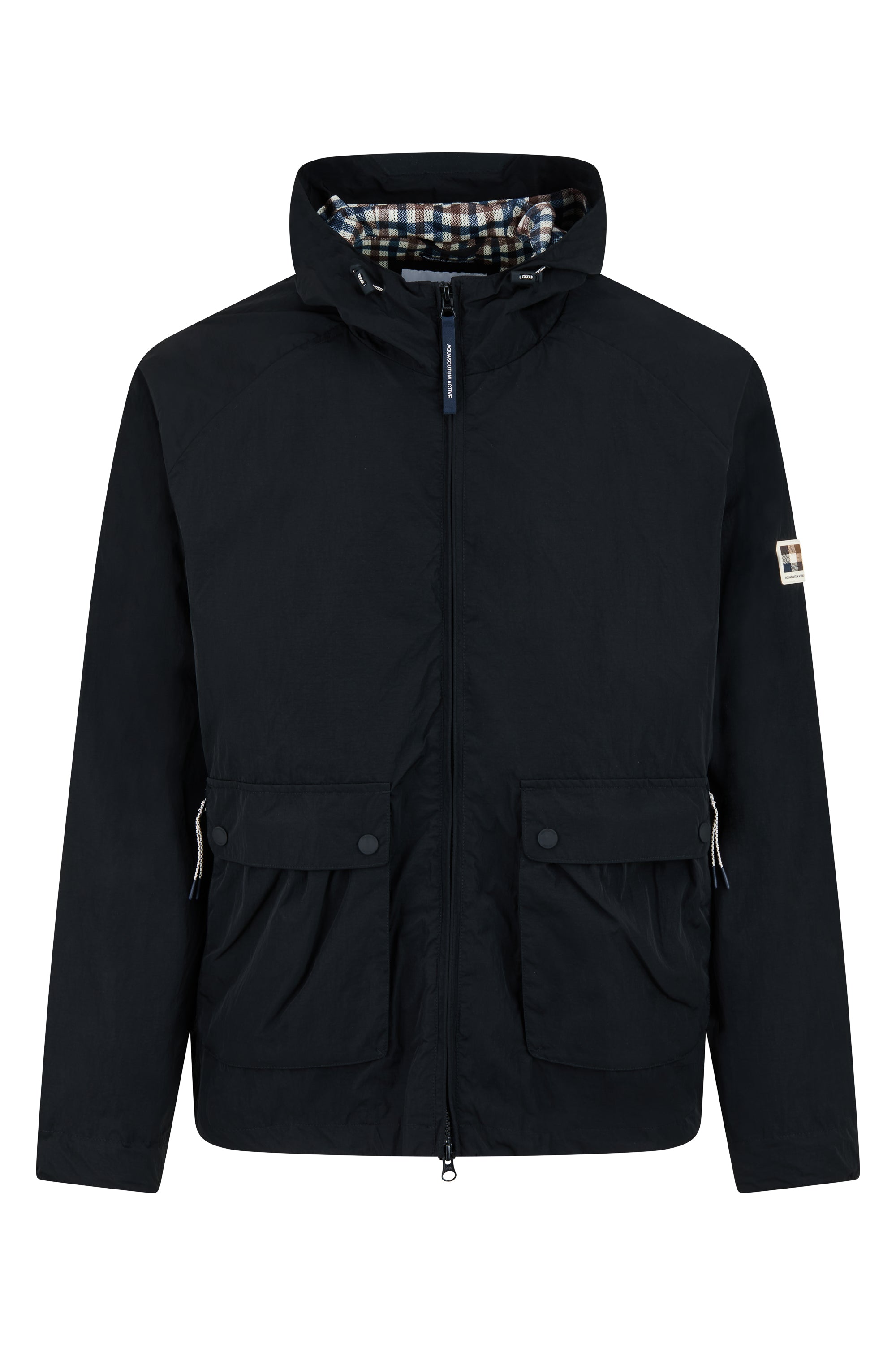 Lamina Hooded Jacket - Black – Aquascutum Active