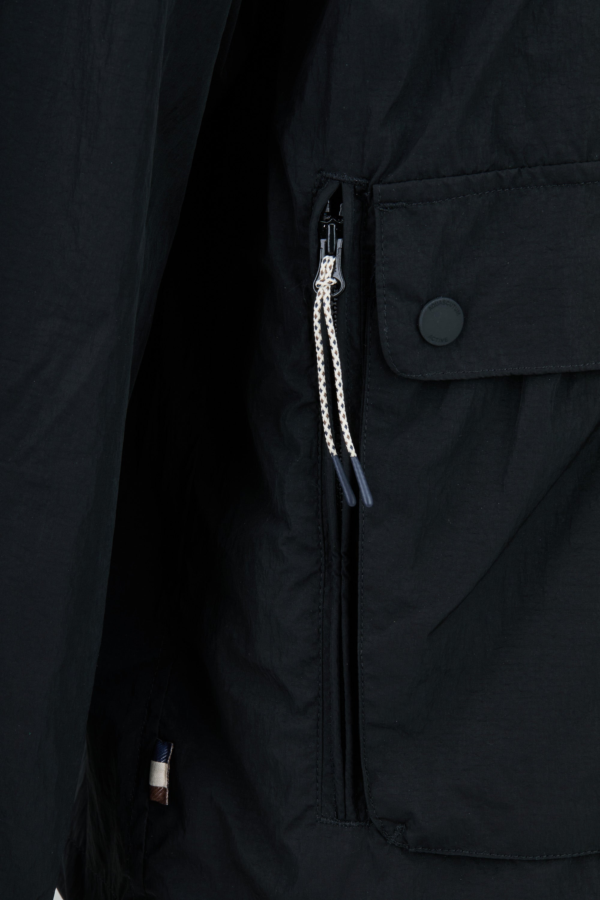 Lamina Hooded Jacket - Black – Aquascutum Active