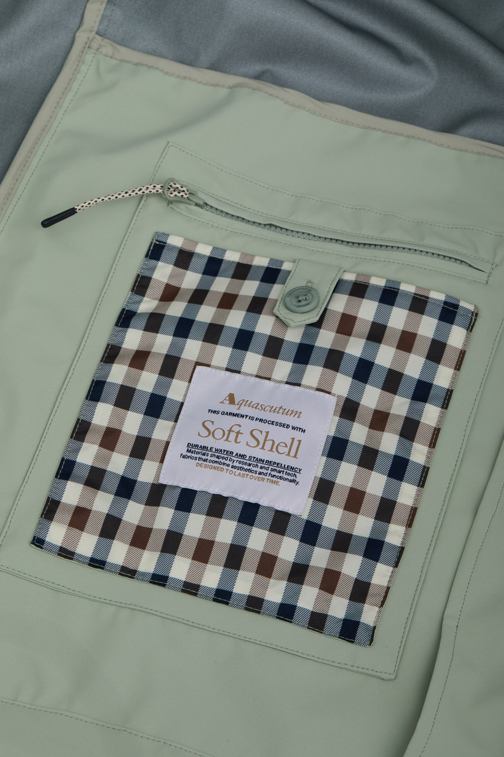 Soft Shell Jacket - Sage Green – Aquascutum Active