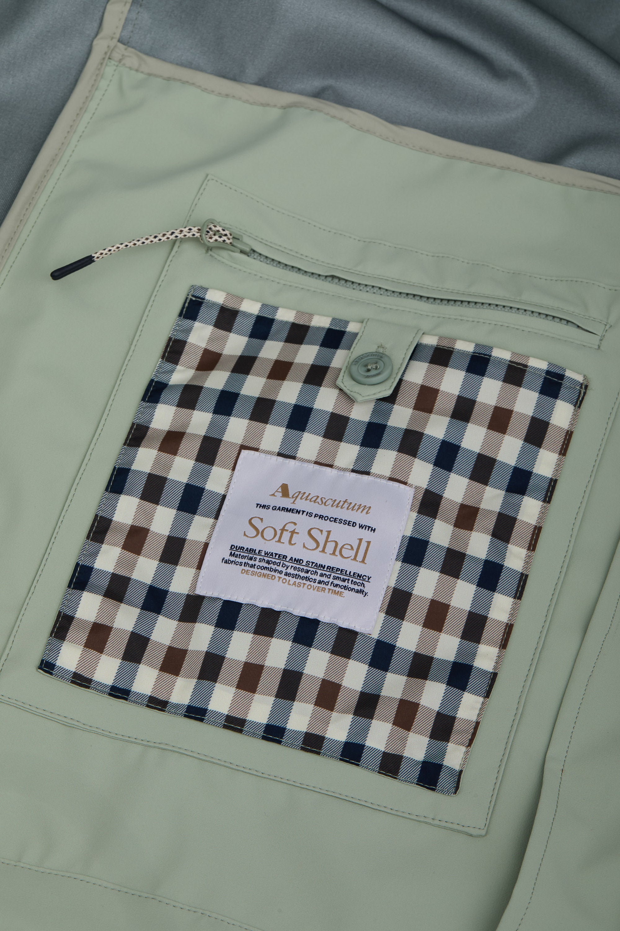 Soft Shell Jacket - Sage Green – Aquascutum Active