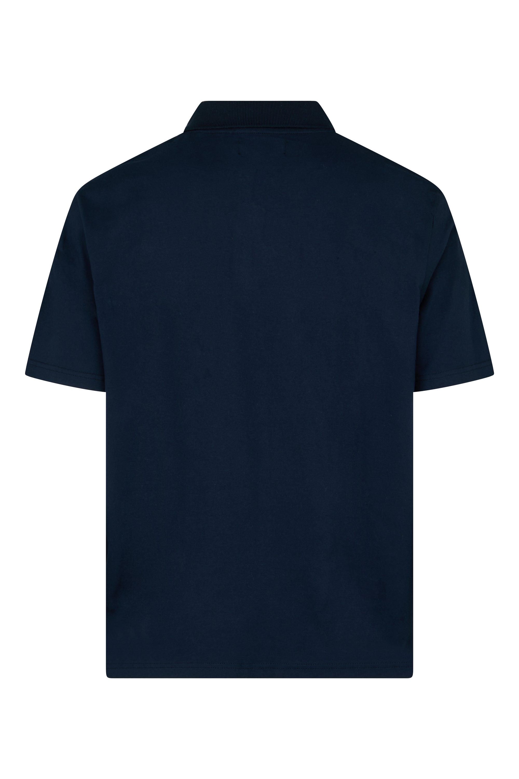Stretch Piquet Badge Polo - Navy – Aquascutum Active
