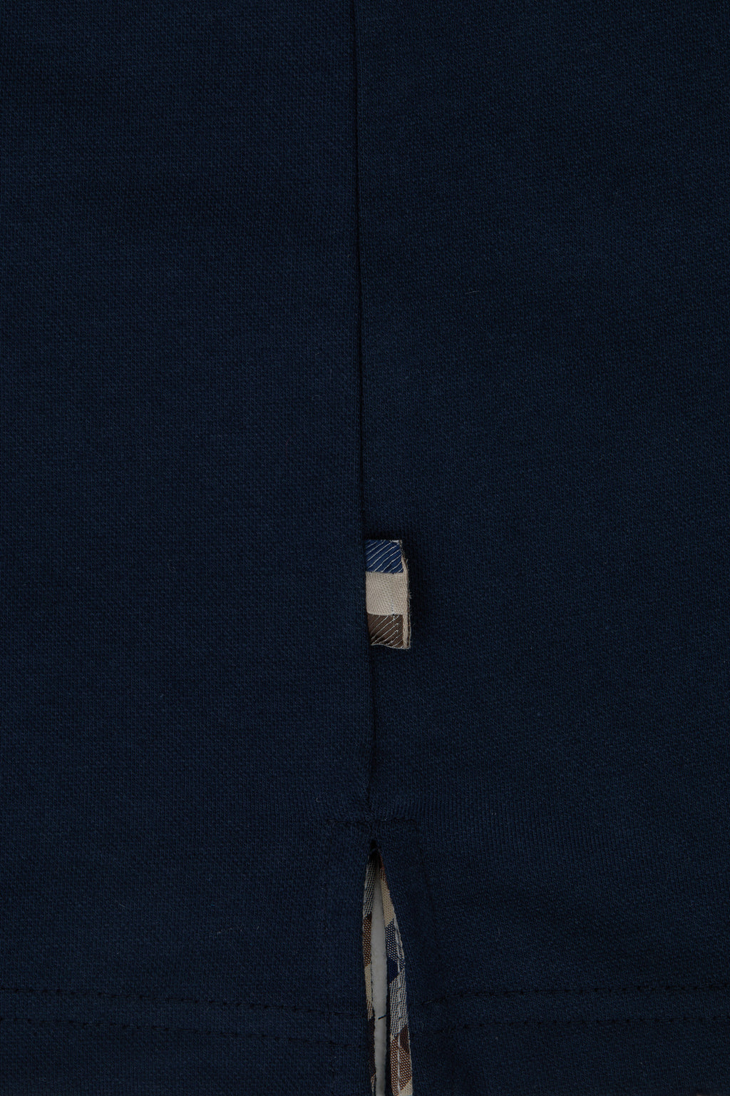 Stretch Piquet Badge Polo - Navy – Aquascutum Active