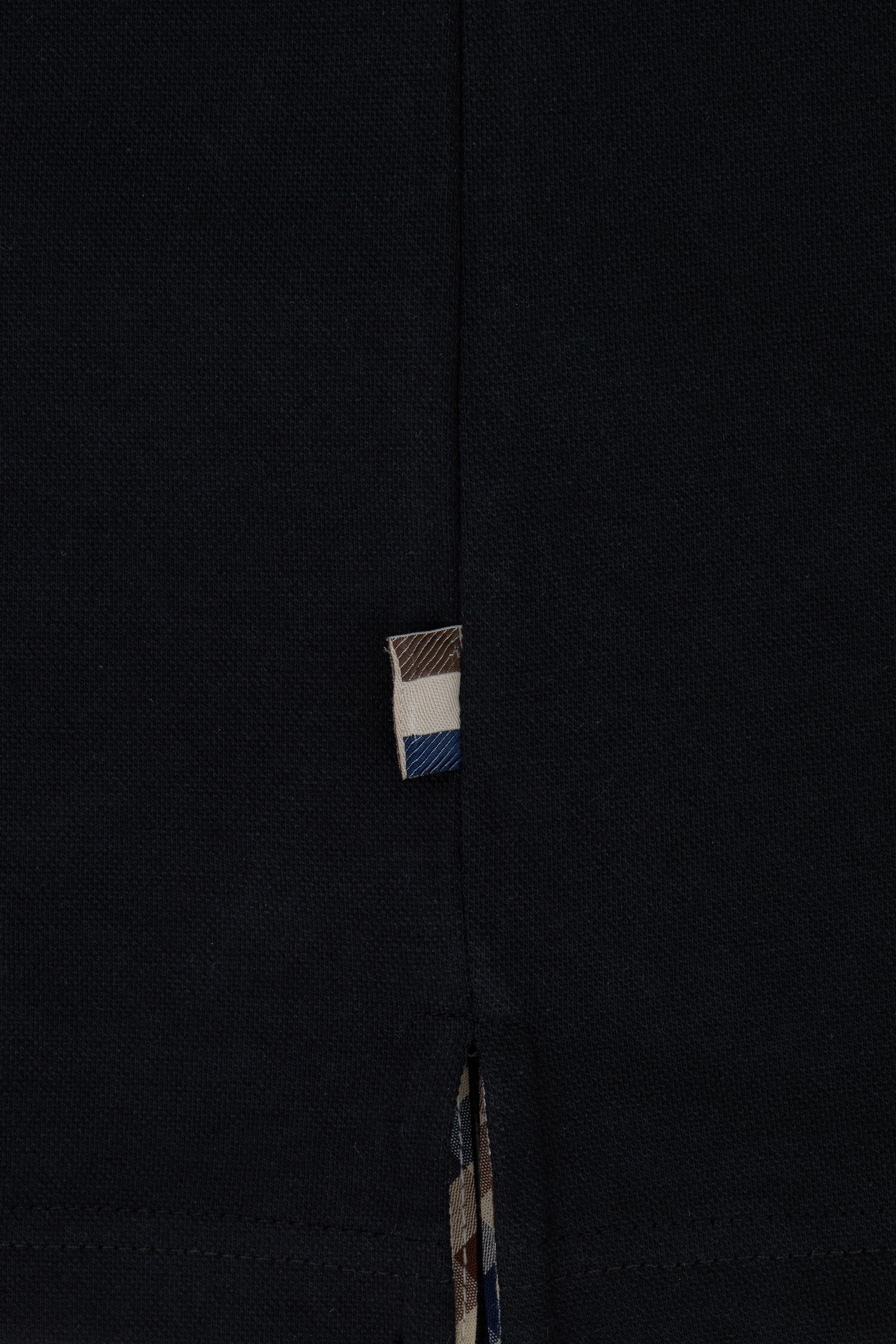 Stretch Piquet Badge Polo - Black – Aquascutum Active