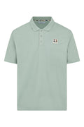 Stretch Piquet Badge Polo - Sage Green – Aquascutum Active