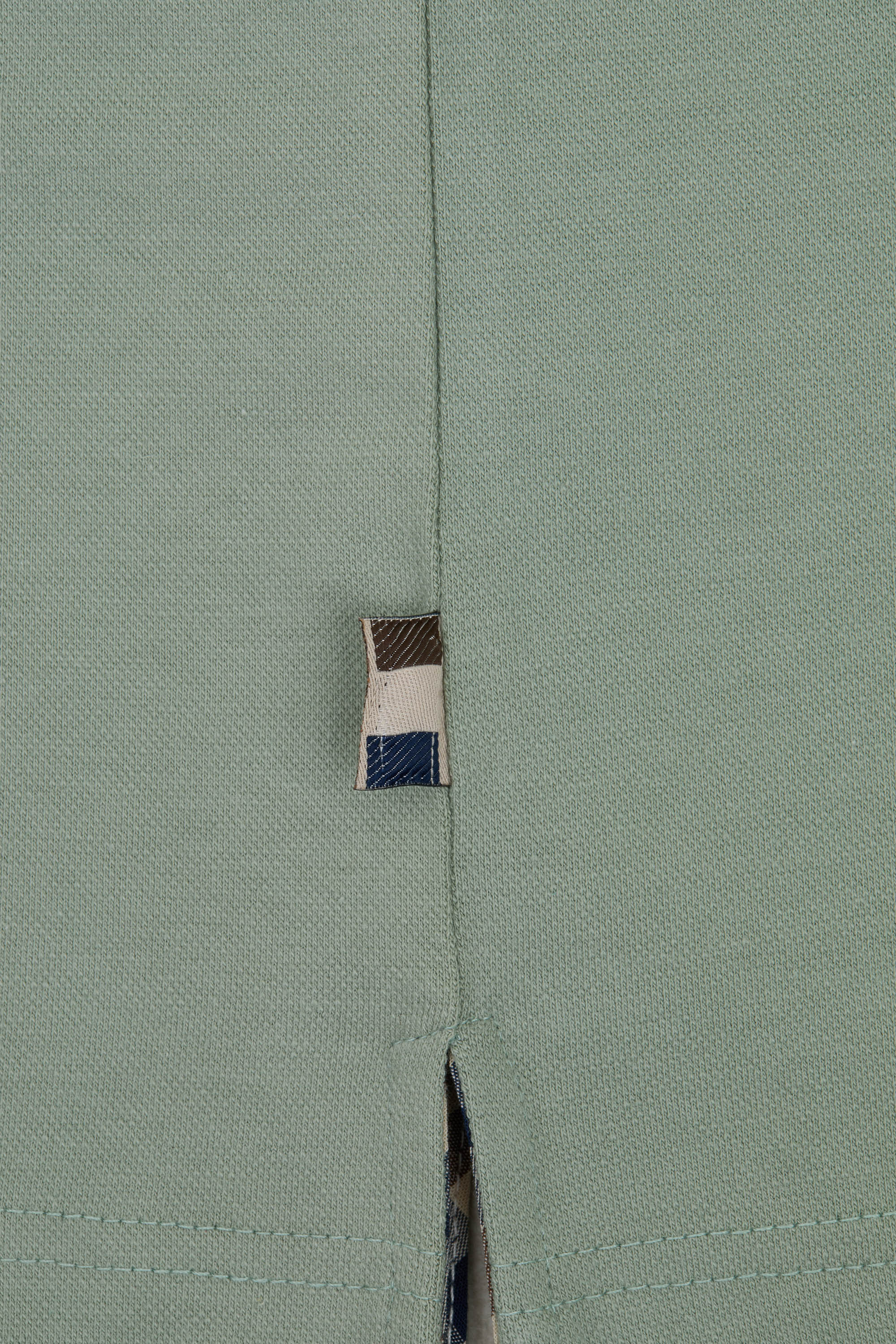Stretch Piquet Badge Polo - Sage Green – Aquascutum Active