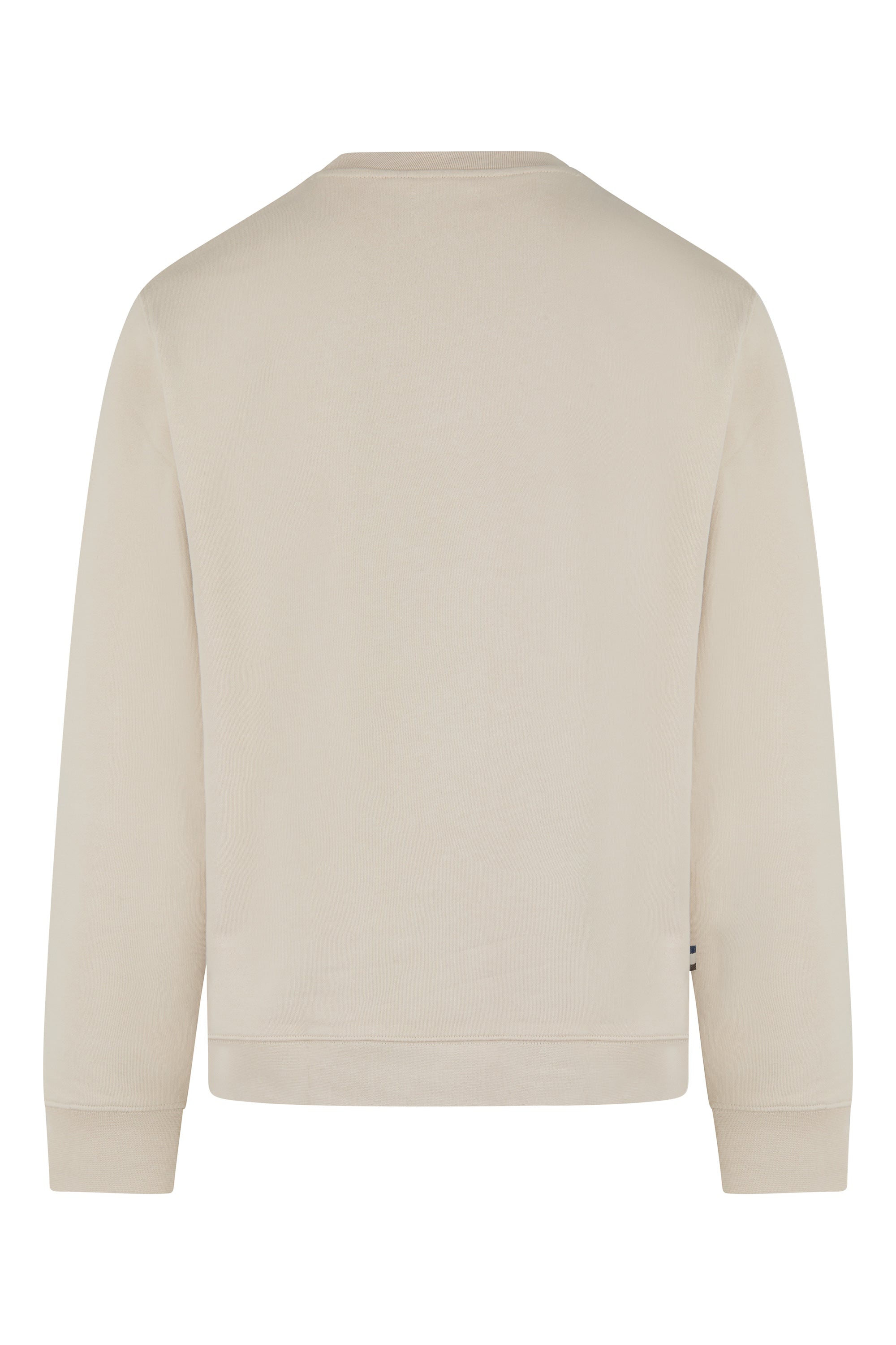 Badge Crewneck Sweater - Beige – Aquascutum Active