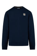Badge Crewneck Sweater - Navy – Aquascutum Active