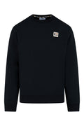 Badge Crewneck Sweater - Black – Aquascutum Active