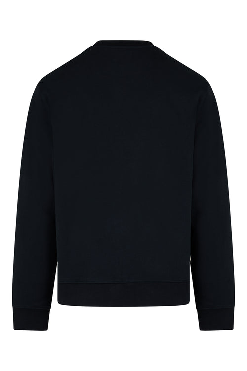 Badge Crewneck Sweater - Black – Aquascutum Active