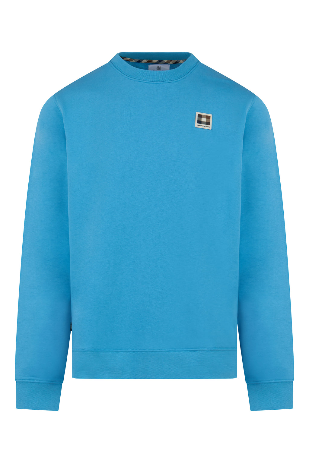 Badge Crewneck Sweater - Oil – Aquascutum Active