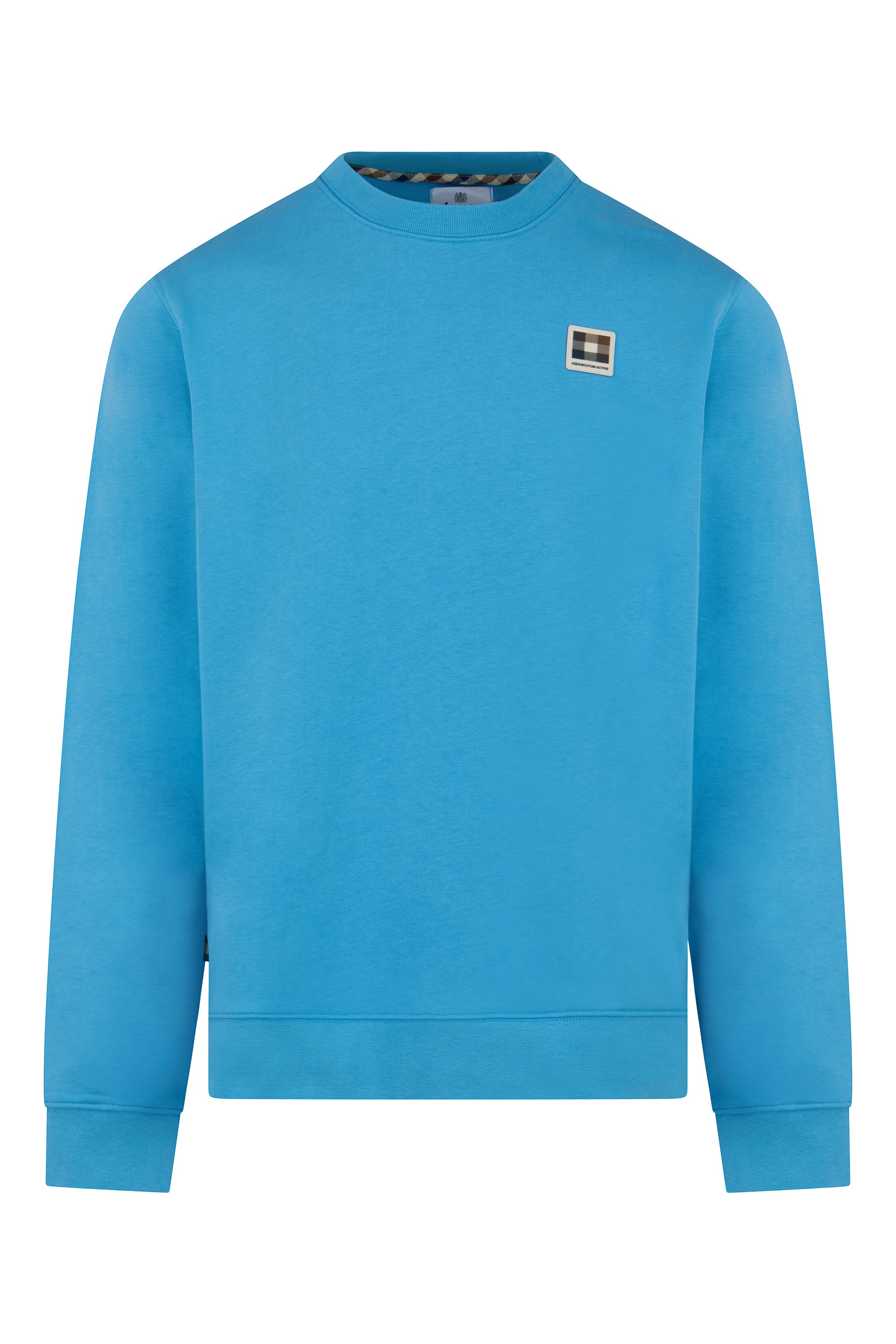 Badge Crewneck Sweater - Oil – Aquascutum Active