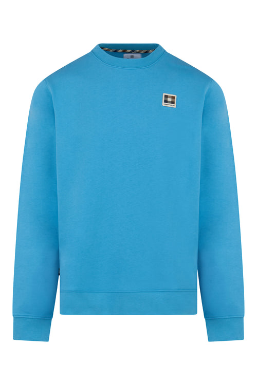 Badge Crewneck Sweater - Oil – Aquascutum Active