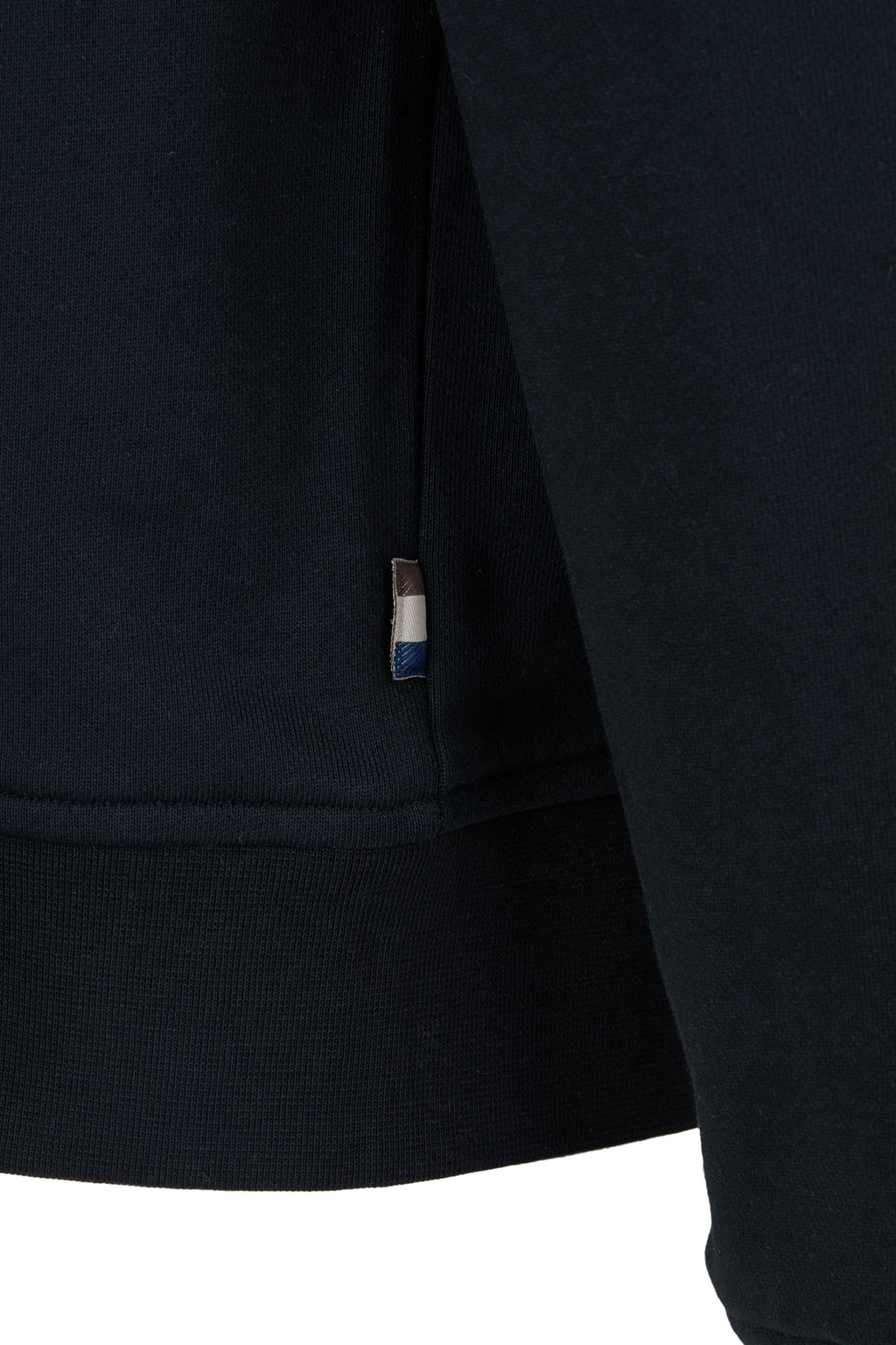 Badge Full Zip Hoodie - Black – Aquascutum Active