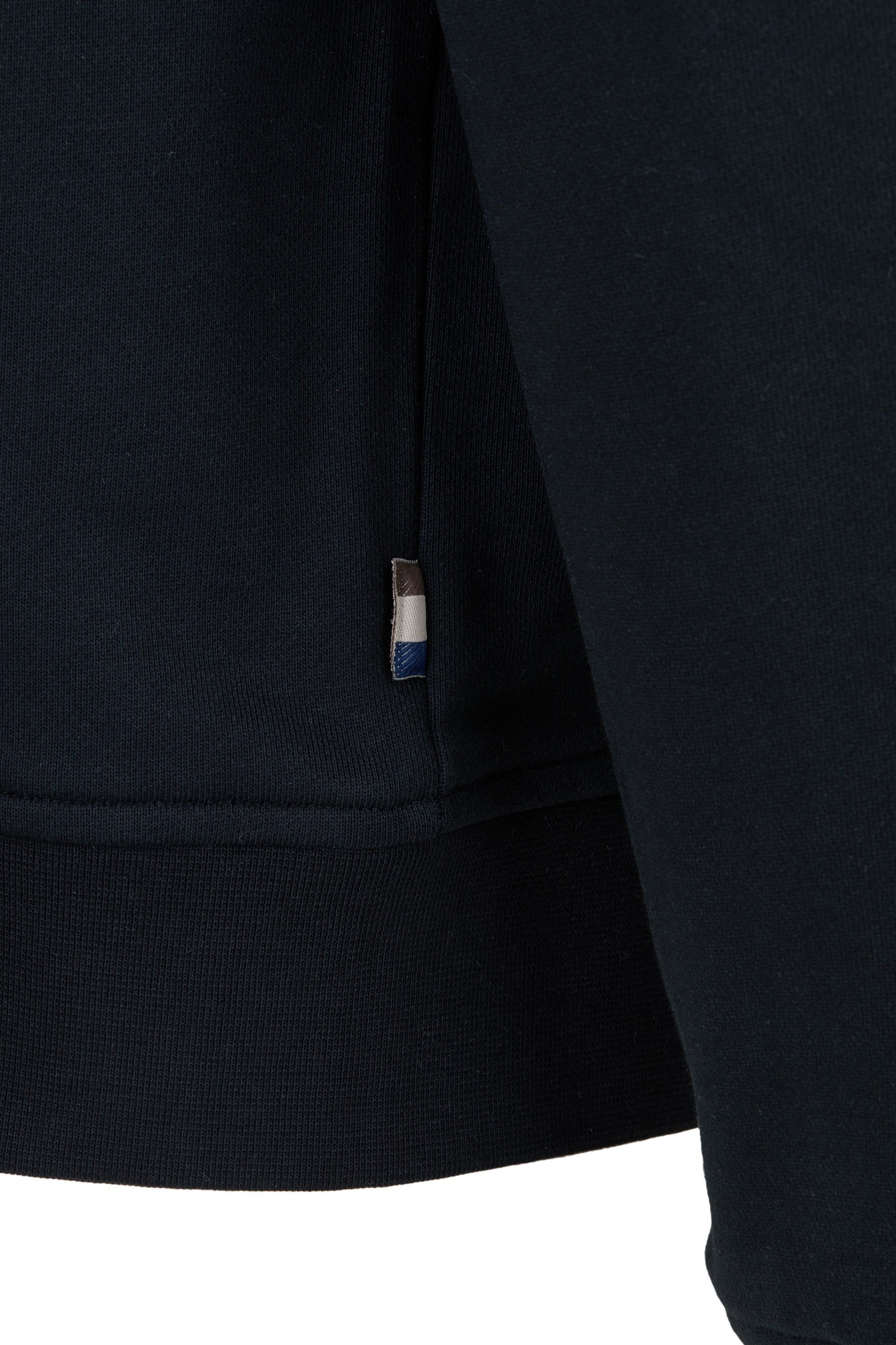 Badge Full Zip Hoodie - Black – Aquascutum Active