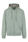 Badge Full Zip Hoodie - Sage Green – Aquascutum Active