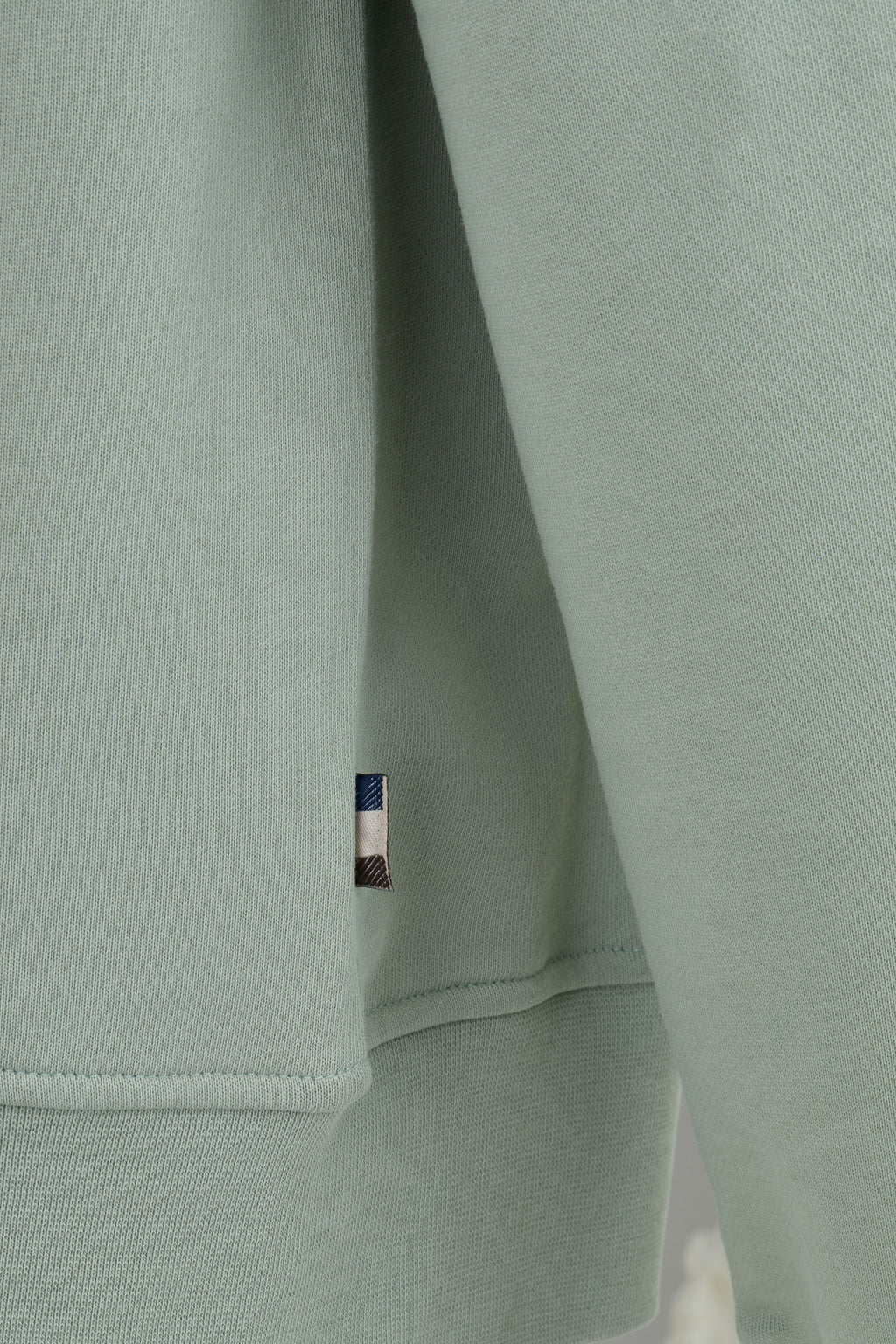 Badge Full Zip Hoodie - Sage Green – Aquascutum Active