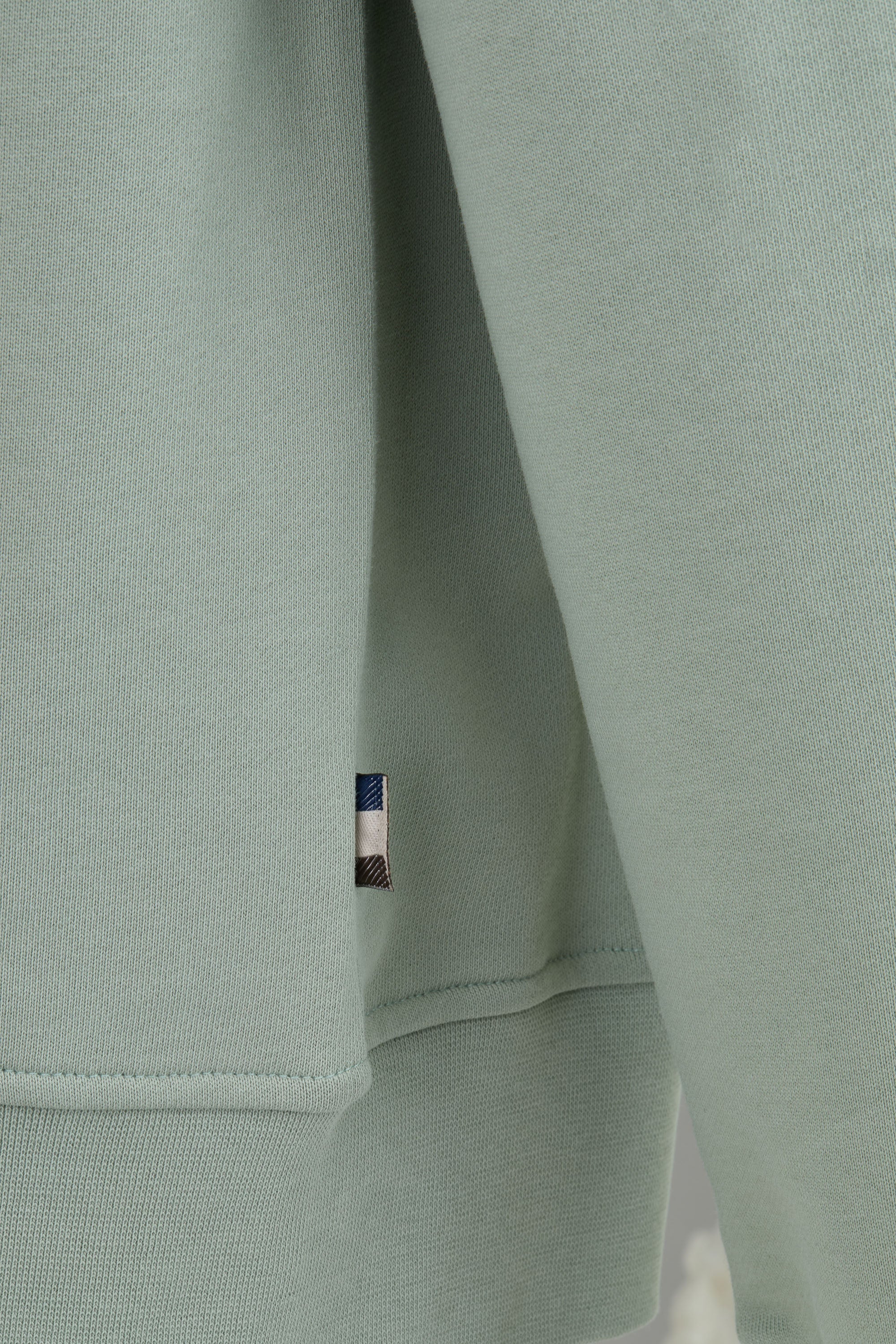 Badge Full Zip Hoodie - Sage Green – Aquascutum Active