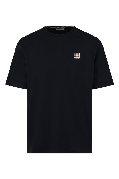 Badge T Shirt - Black – Aquascutum Active