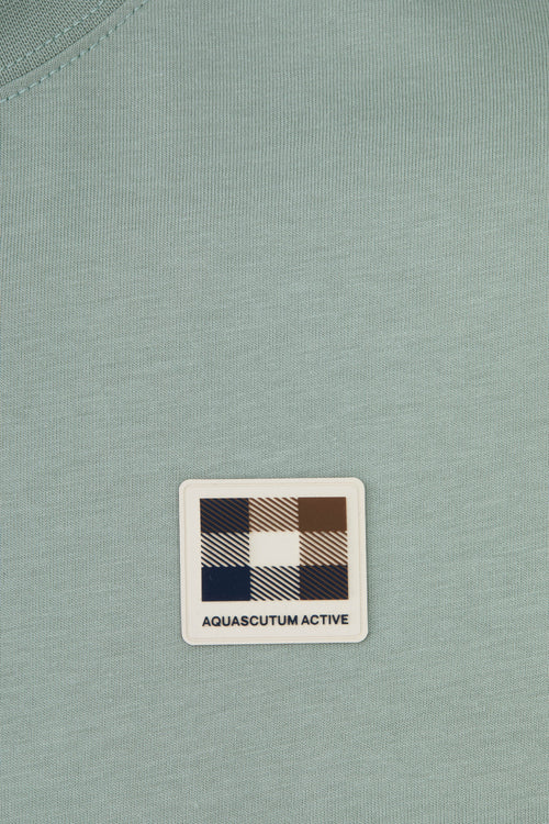 Badge T Shirt - Sage Green – Aquascutum Active