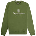 Big Logo Crew Neck Sweater - Army Green – Aquascutum Active