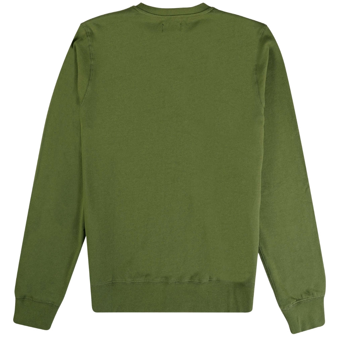 Big Logo Crew Neck Sweater - Army Green – Aquascutum Active