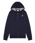Small Logo Full Zip Sweater - Navy – Aquascutum Active