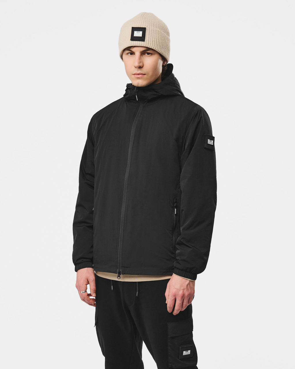 Technician fleece Lined Jacket — Black