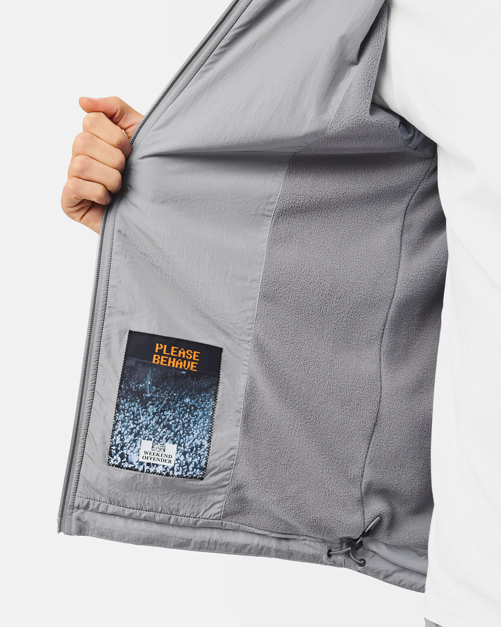 Technician fleece Lined Jacket — Smokey