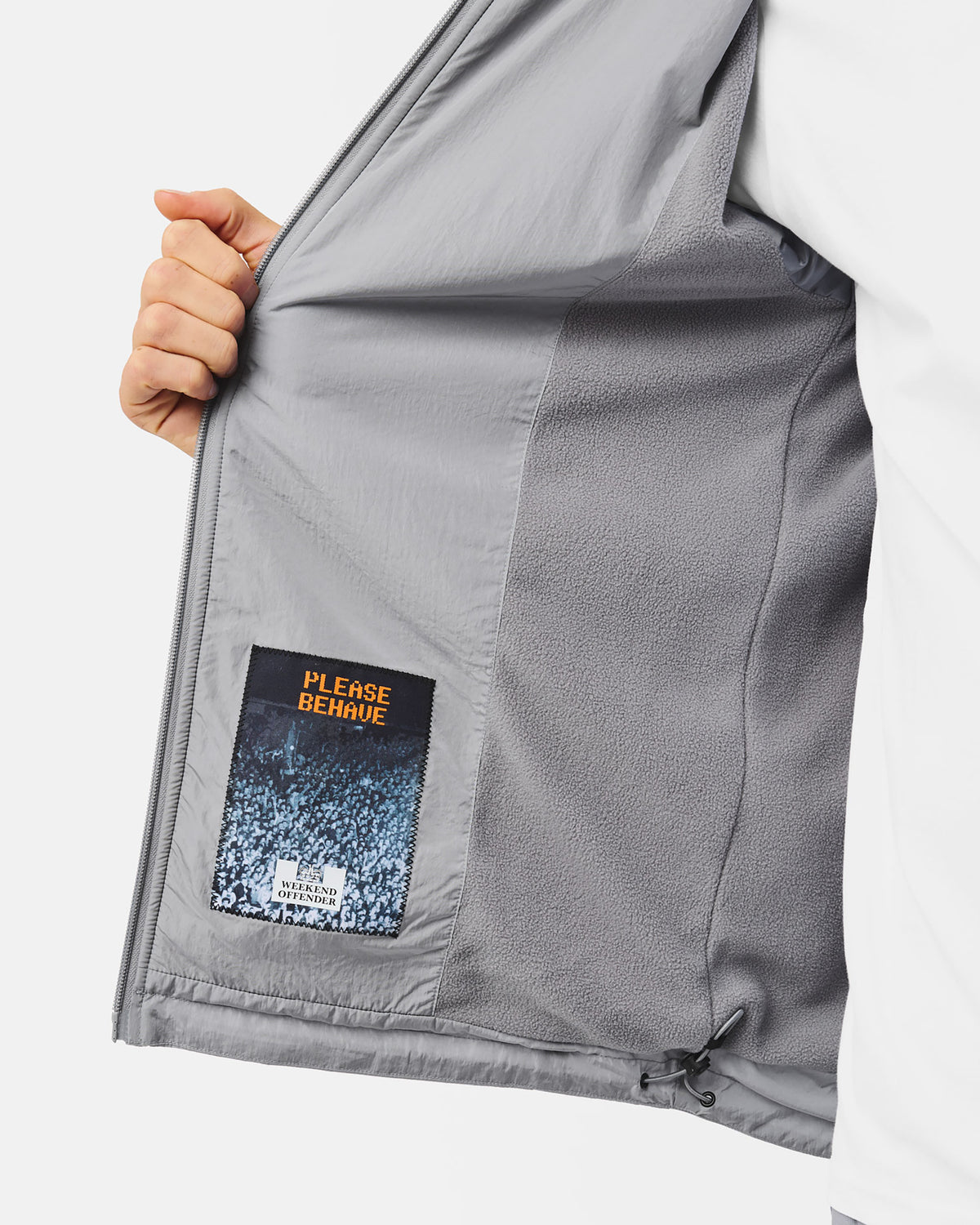 Technician fleece Lined Jacket — Smokey