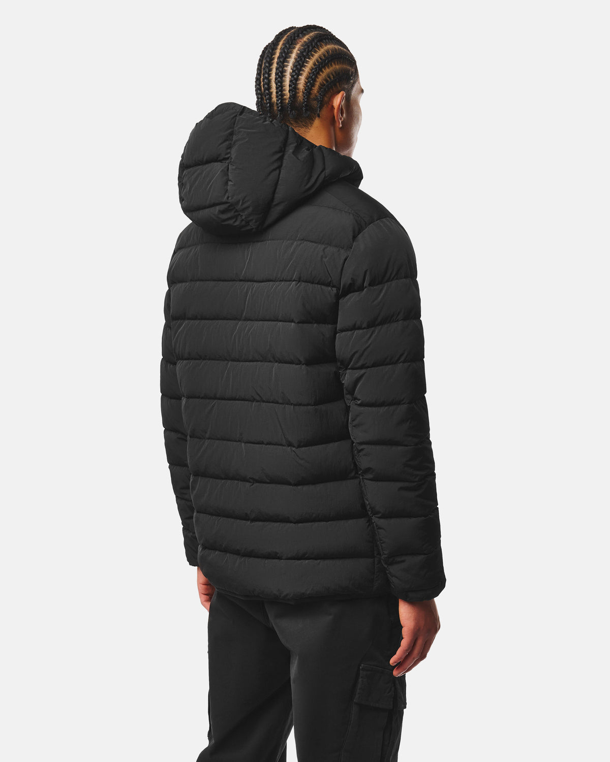 La Guardia Puffer Jacket — Black