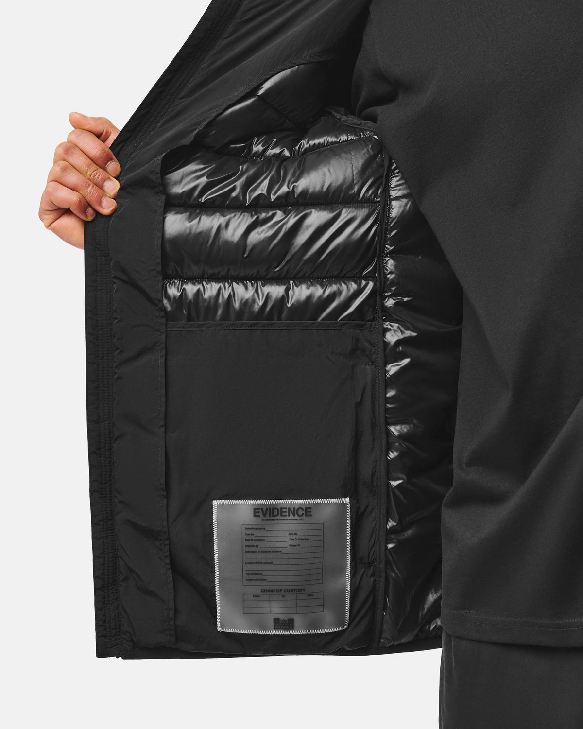La Guardia Puffer Jacket — Black