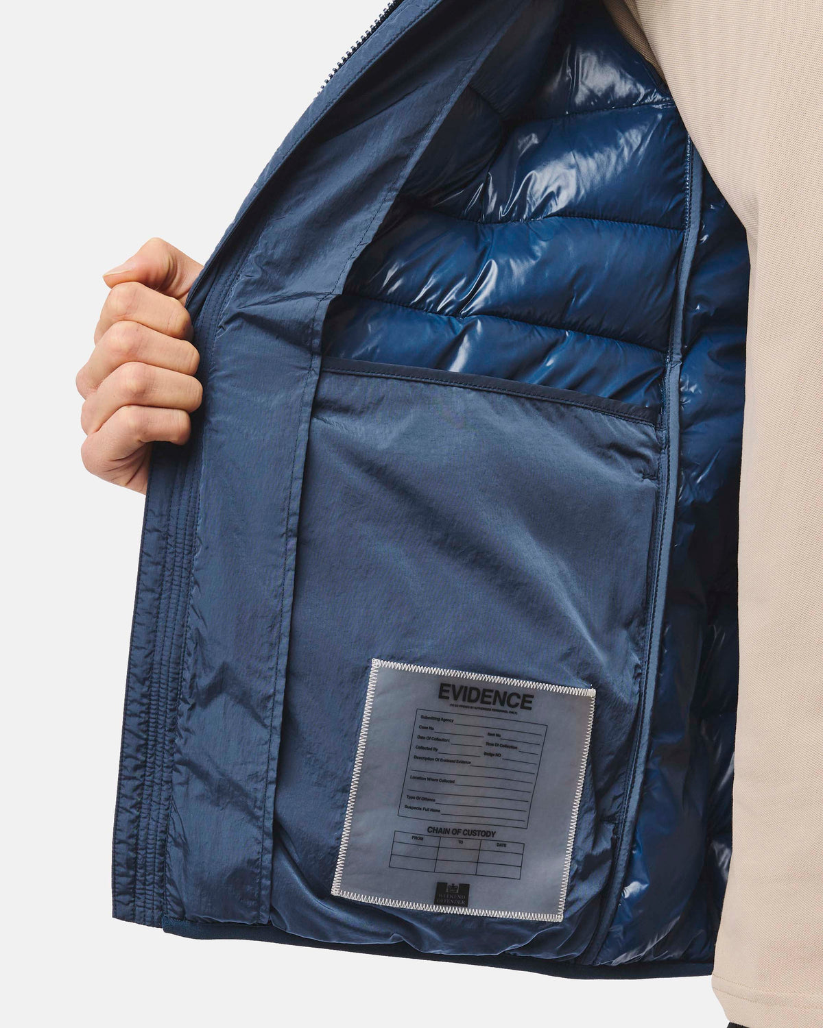 La Guardia Puffer Jacket — Lagoon