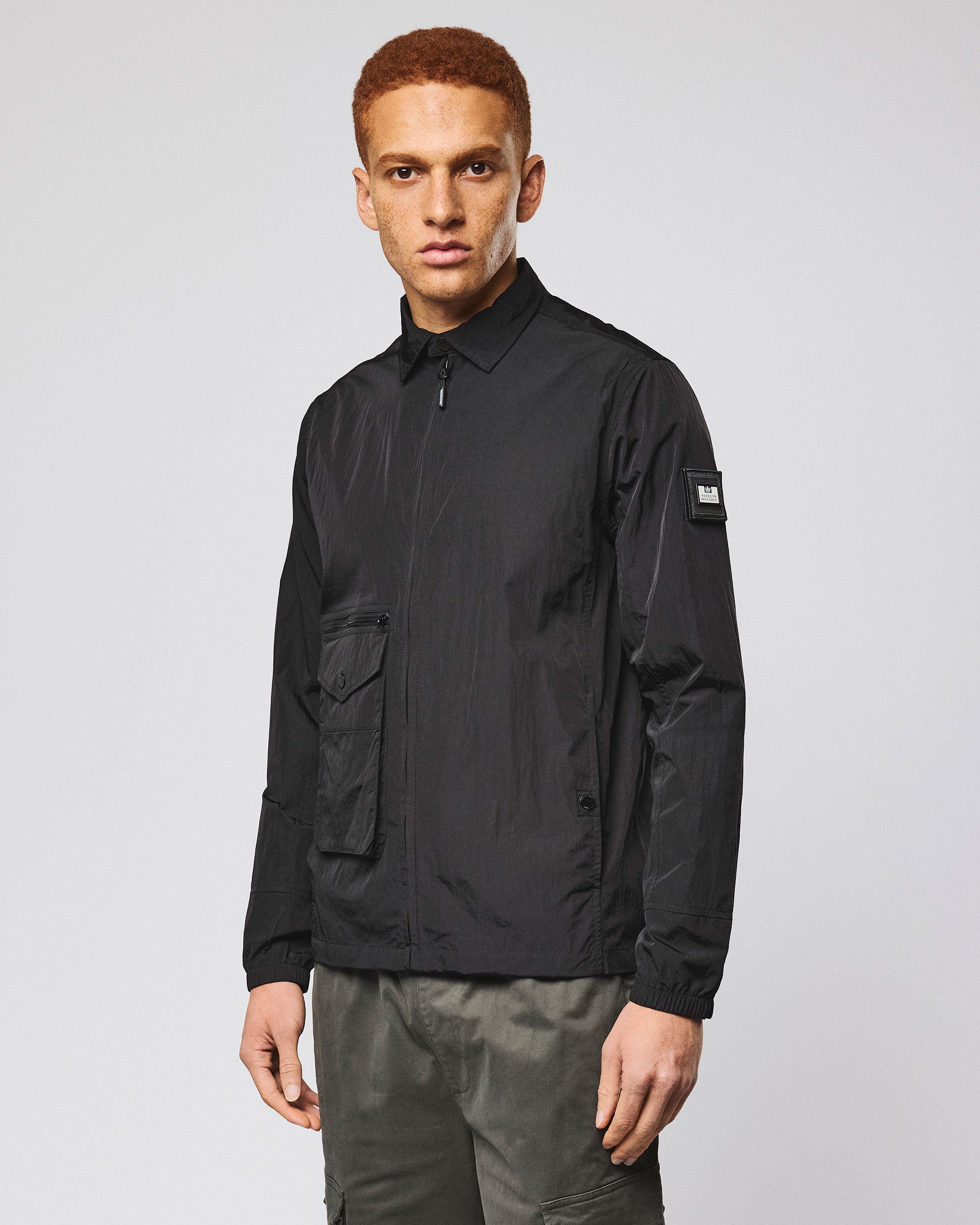 Vinnie Overshirt — Black – Weekend Offender