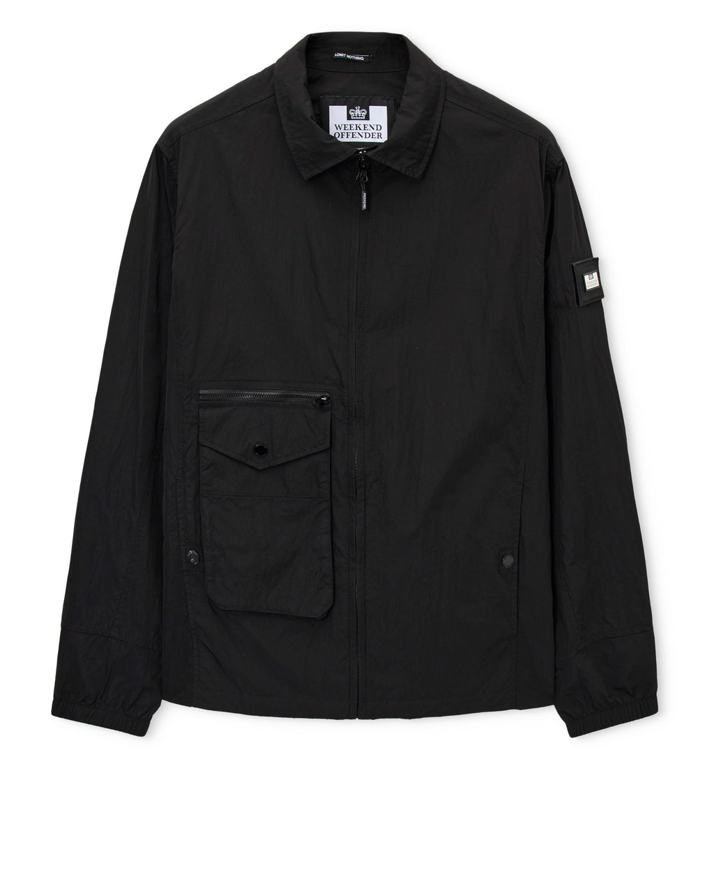 Vinnie Overshirt — Black – Weekend Offender
