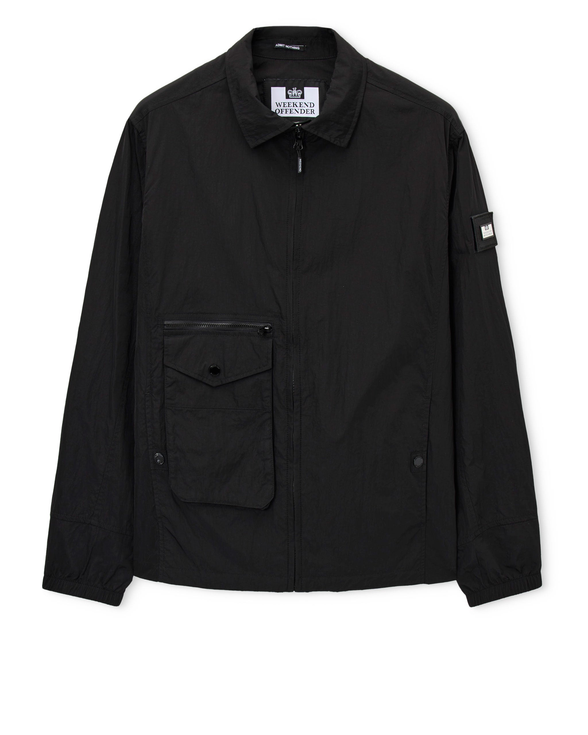 Vinnie Overshirt — Black – Weekend Offender