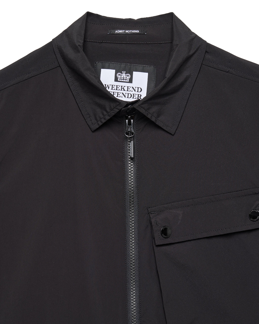 Southbank Overshirt — Black – Weekend Offender