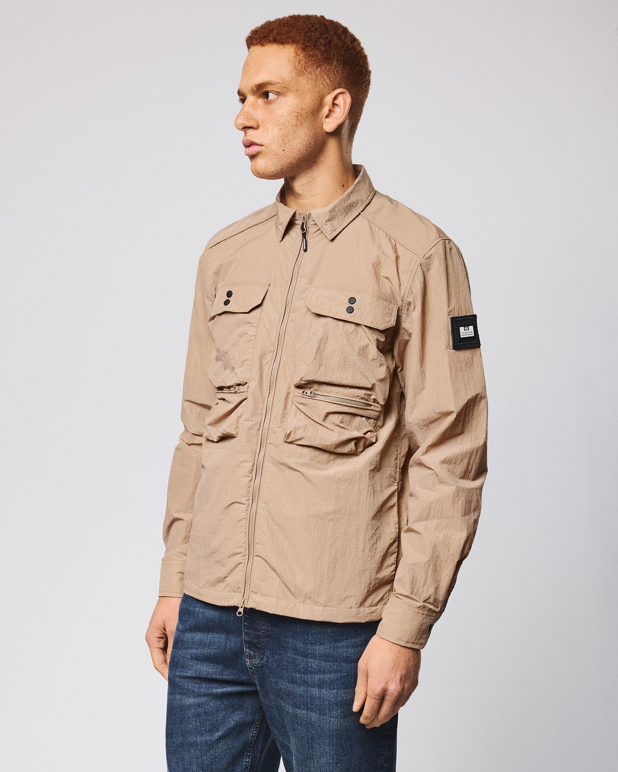 Shields Overshirt — Driftwood – Weekend Offender