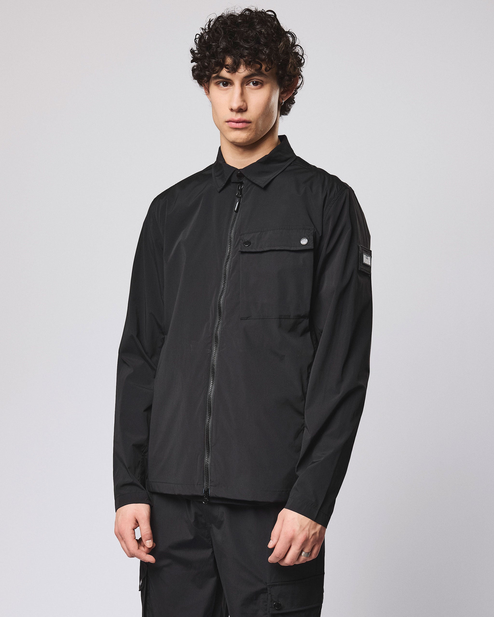 Southbank Overshirt — Black – Weekend Offender