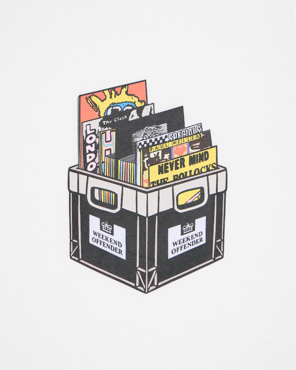 Diggin T-Shirt — White – Weekend Offender