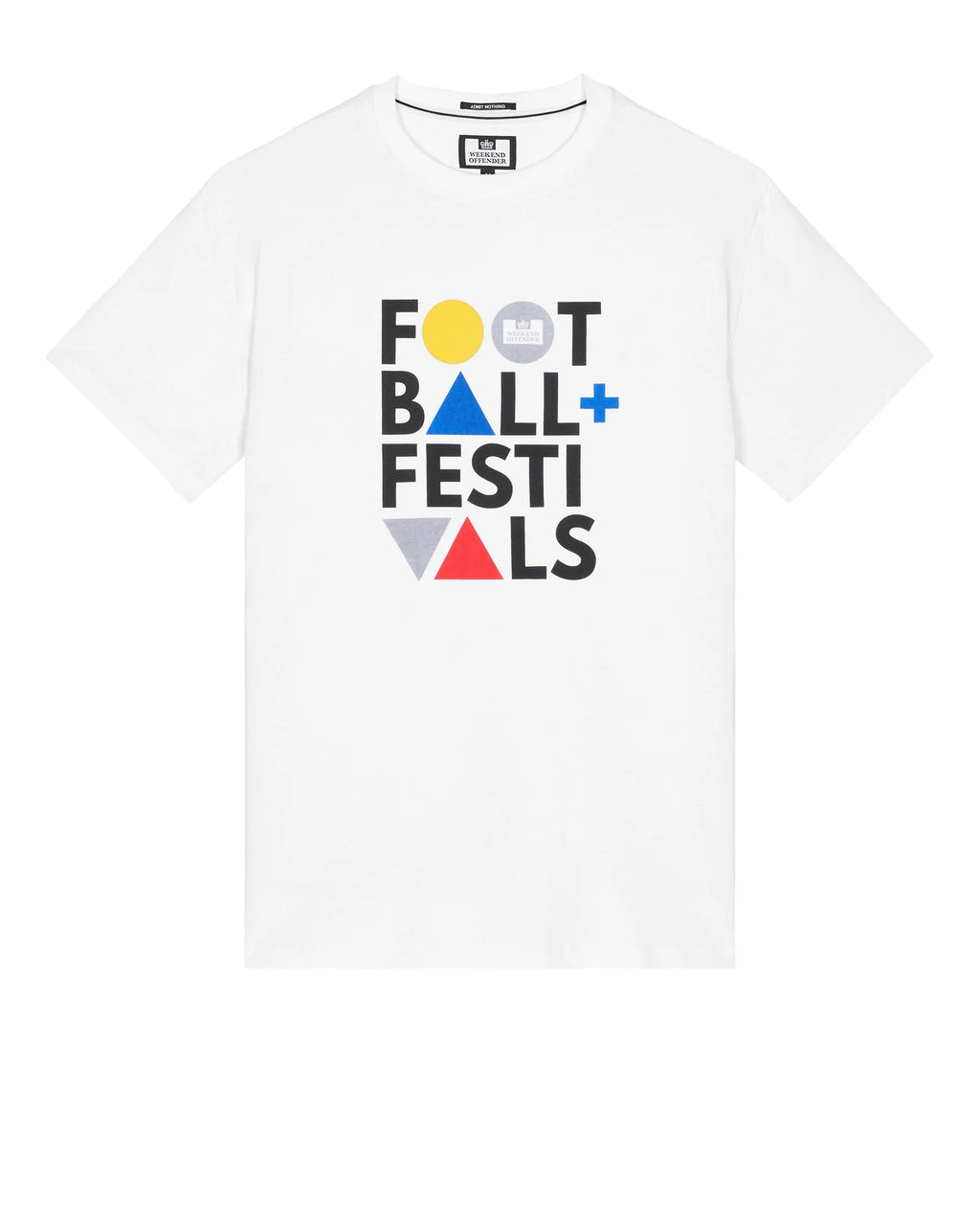 Football & Fest. T-Shirt — White