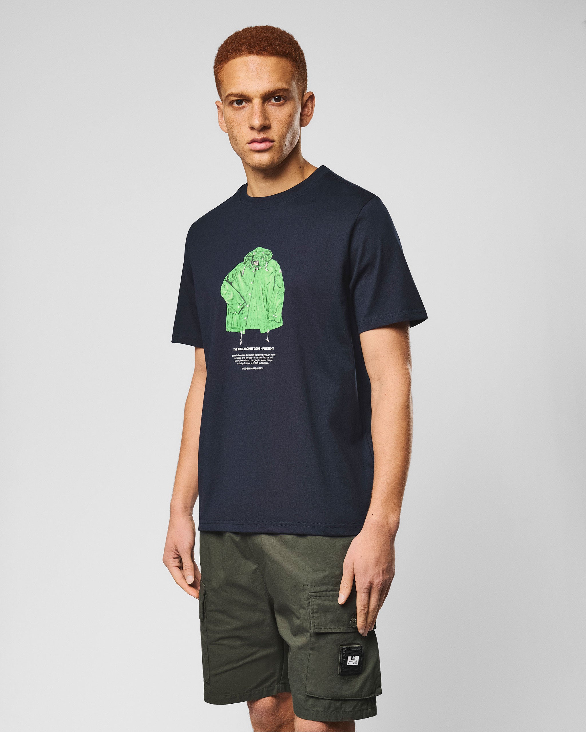 Naz T-Shirt — Navy – Weekend Offender