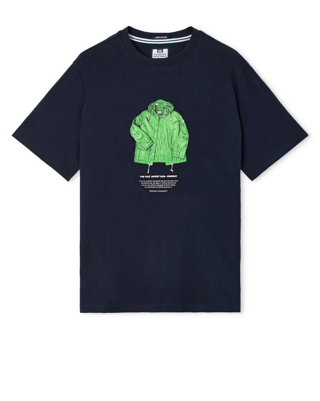 Naz T-Shirt — Navy – Weekend Offender