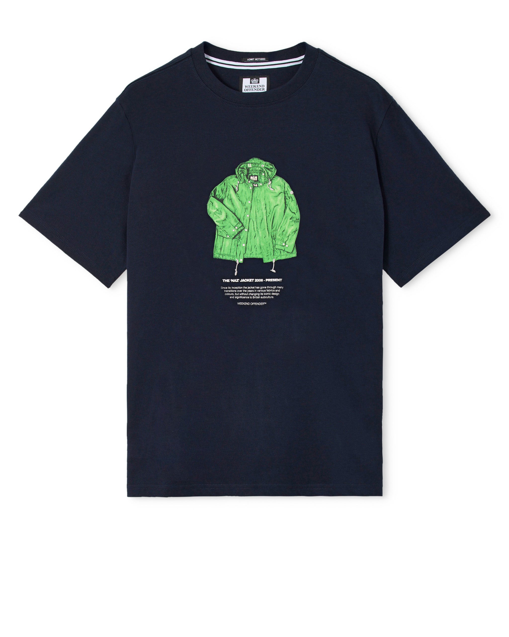 Naz T-Shirt — Navy – Weekend Offender