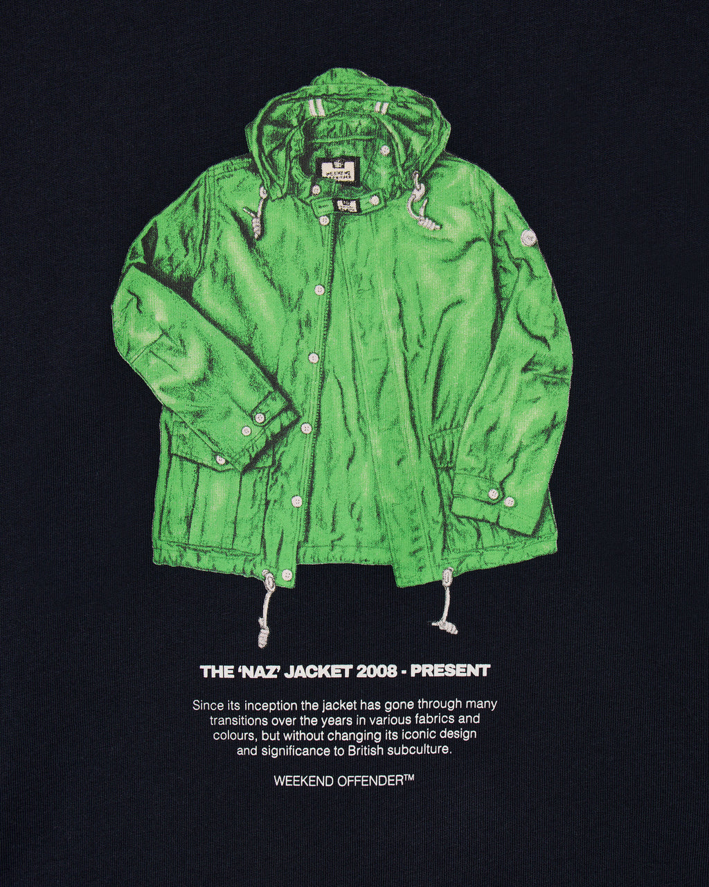 Naz T-Shirt — Navy – Weekend Offender