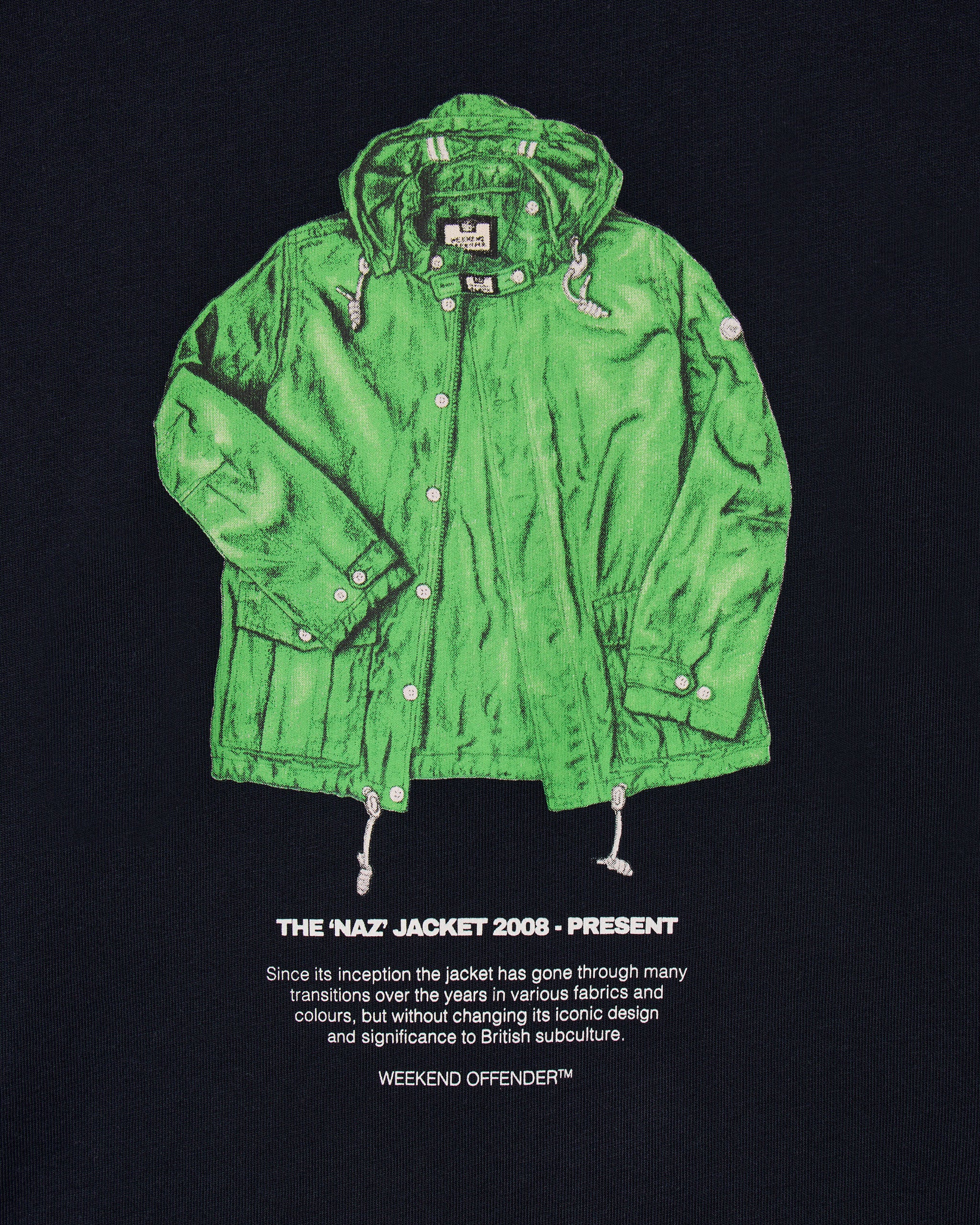 Naz T-Shirt — Navy – Weekend Offender