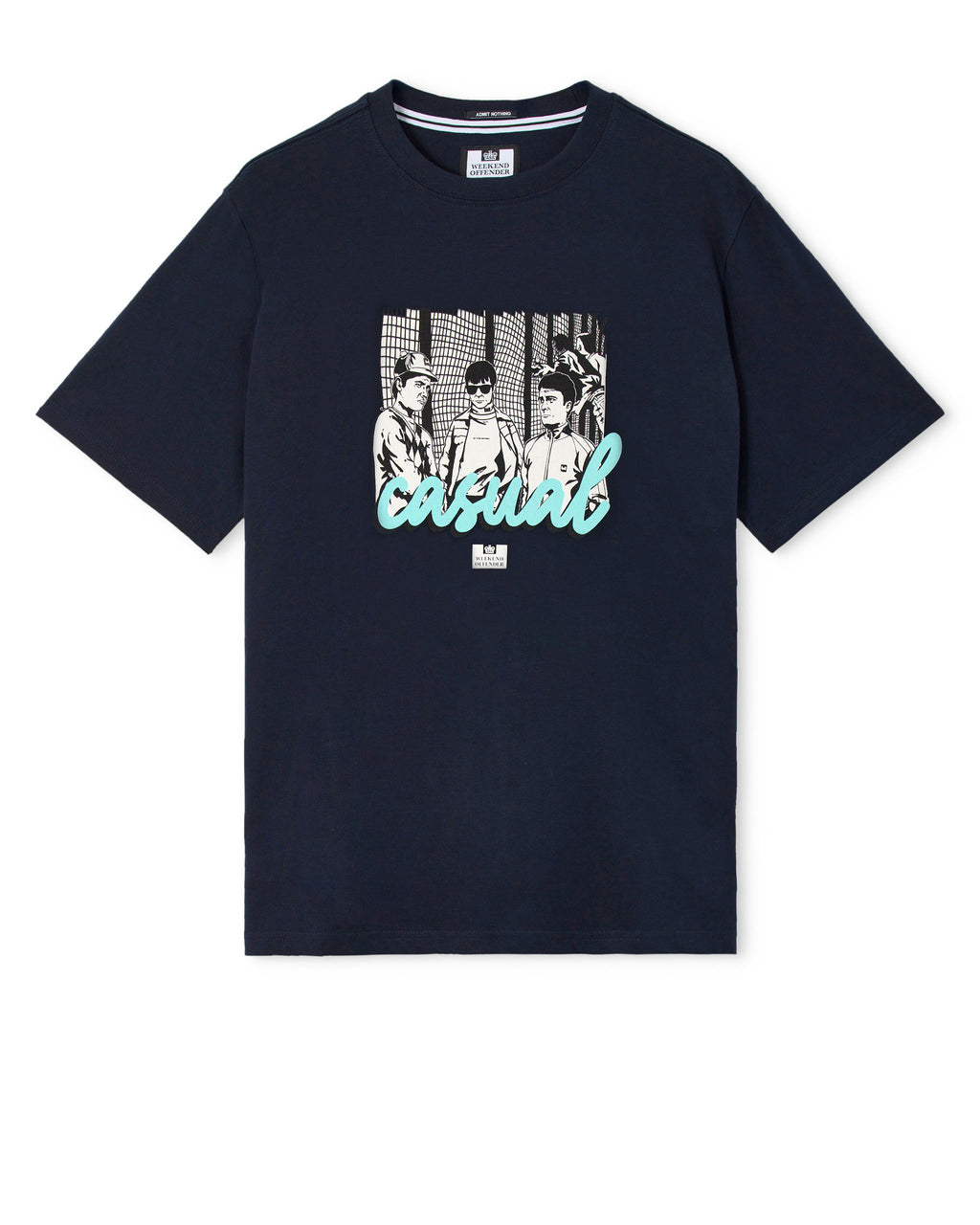 Terrace T-Shirt — Navy – Weekend Offender