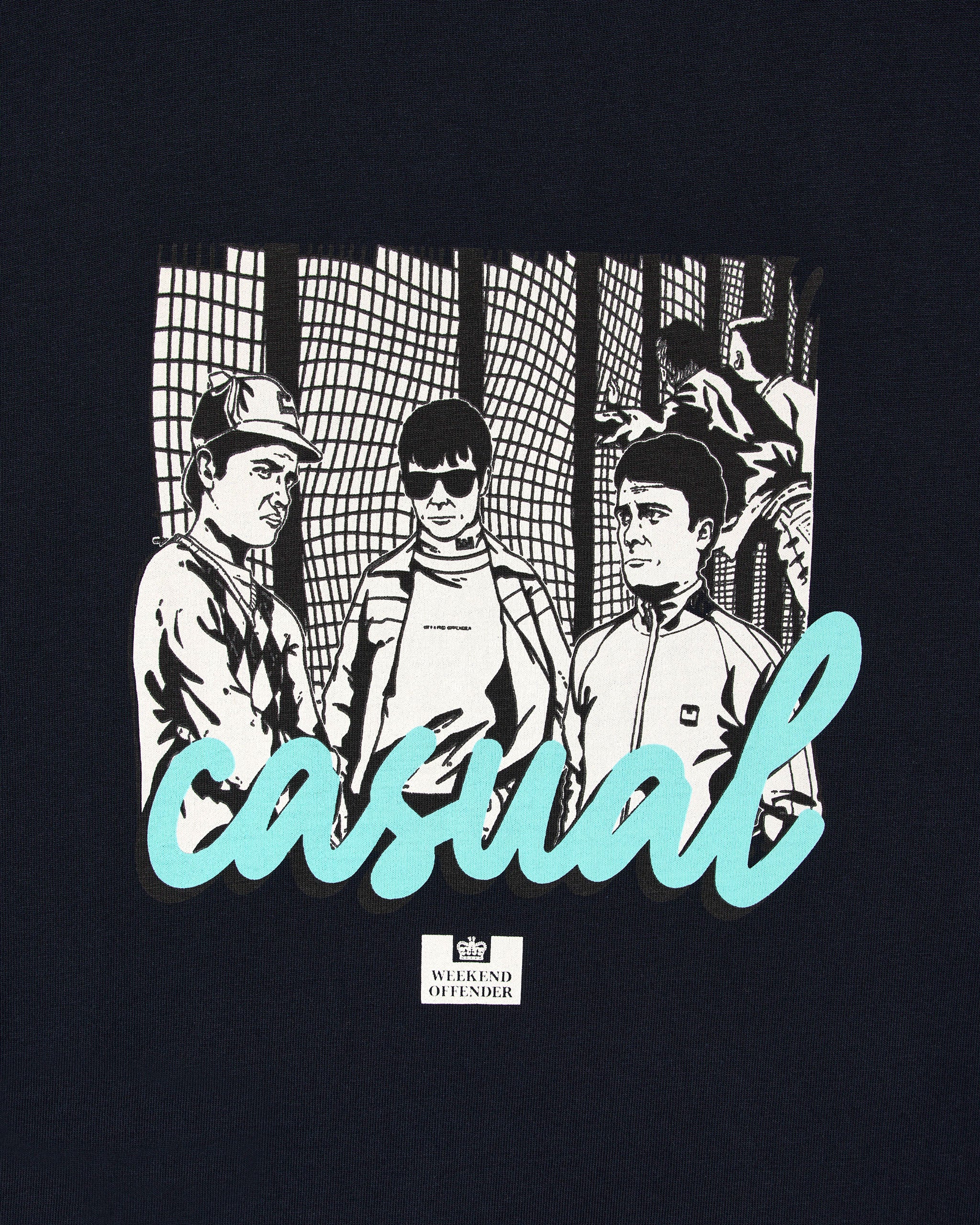 Terrace T-Shirt — Navy – Weekend Offender